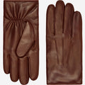 Giovanni (brown) - Classic Italian lambskin leather gloves with cashmere lining 3