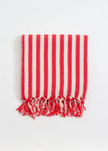 Girit Red Cotton Linen Towel 2