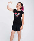 Equal Play Girls' Black T Shirt 1