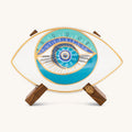 Protected with Positivity Evil Eye Ceramic Wall Blessing 3