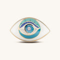 Protected with Positivity Evil Eye Ceramic Wall Blessing 1