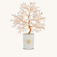 Amplified Dreams Crystal Quartz April Birthday Tree