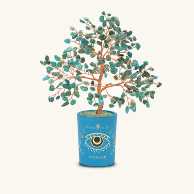 Soulful Existence Turquoise December Birthday Tree