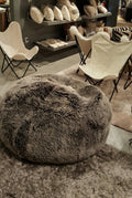 Sheepskin Long Hair Pouf 1