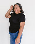 Crew Neck Boyfriend Full-Length - Layering Top 5