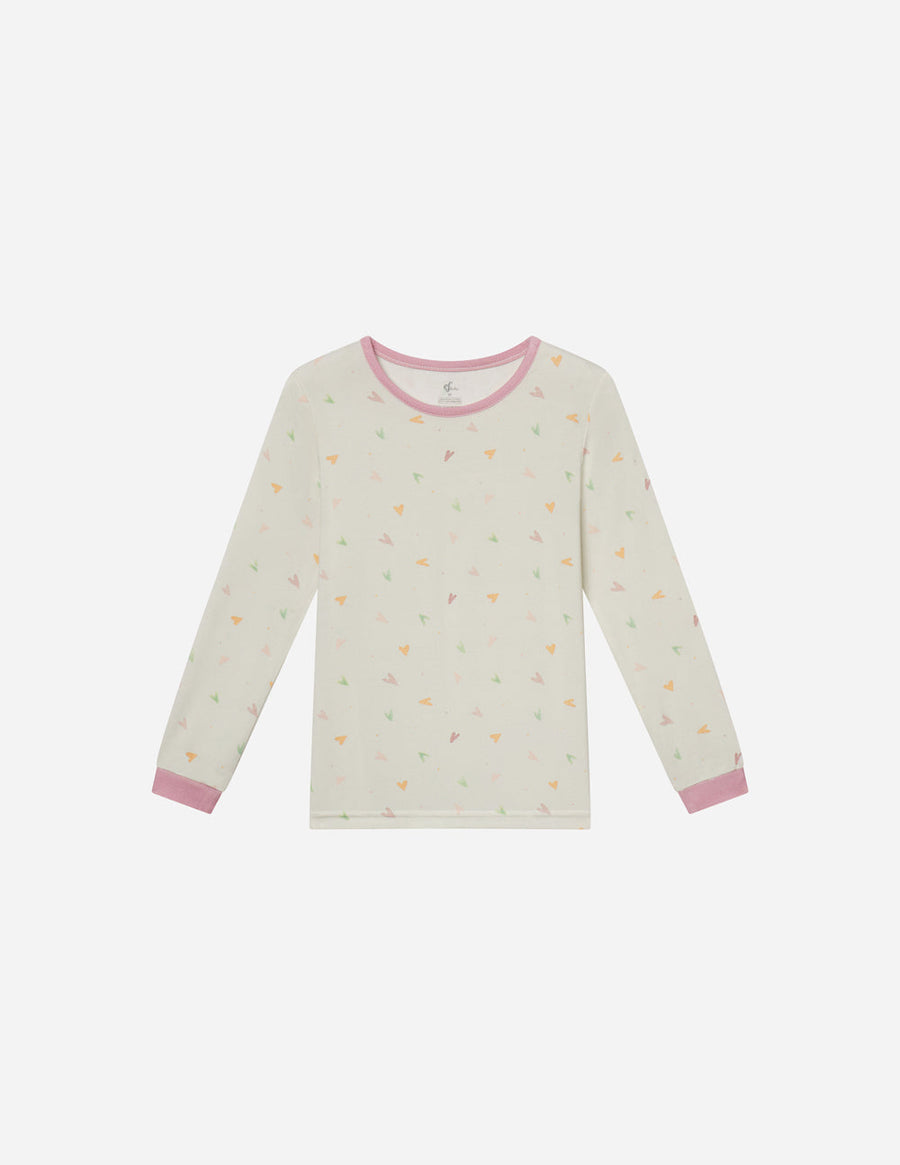 Heart Bamboo Kids Pajama Set