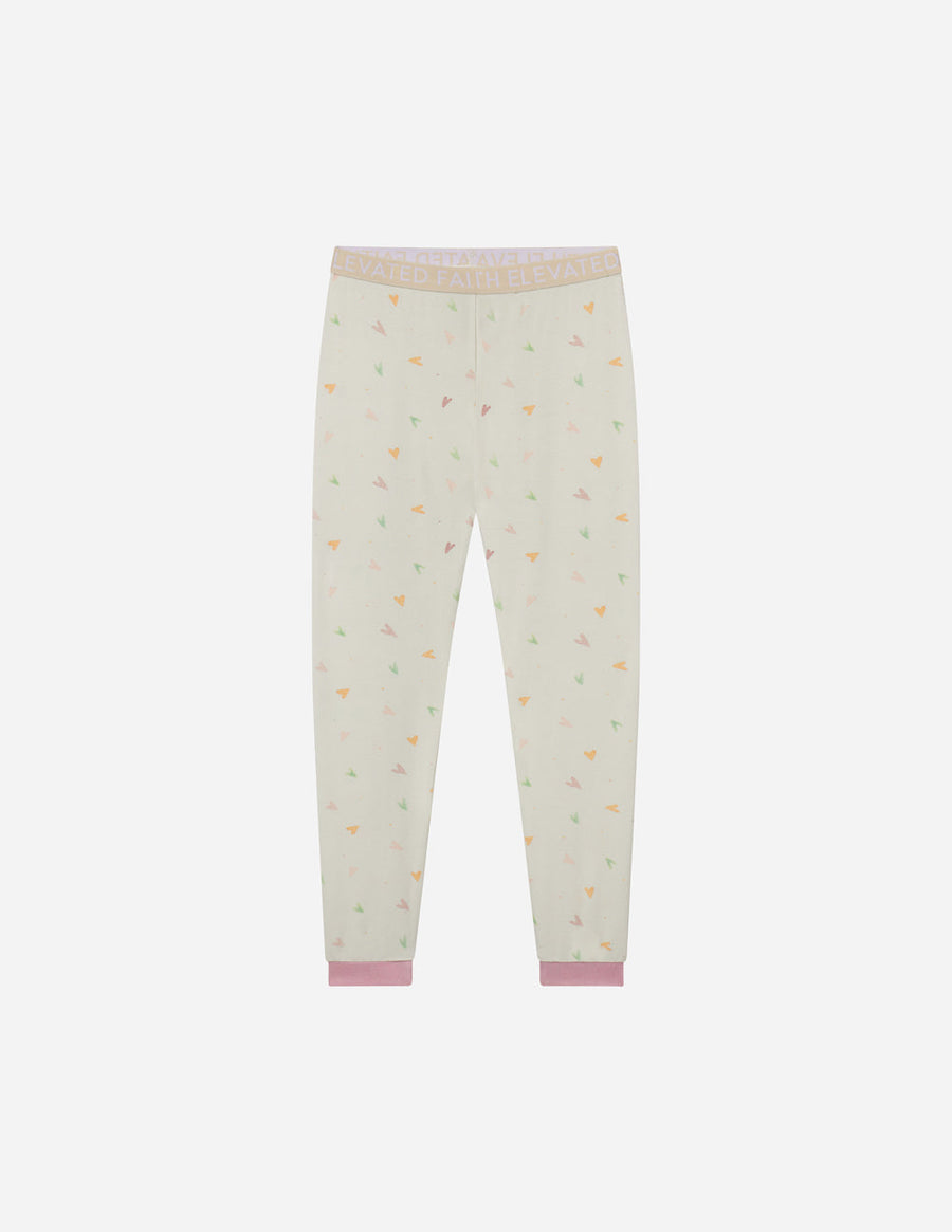 Heart Bamboo Kids Pajama Set