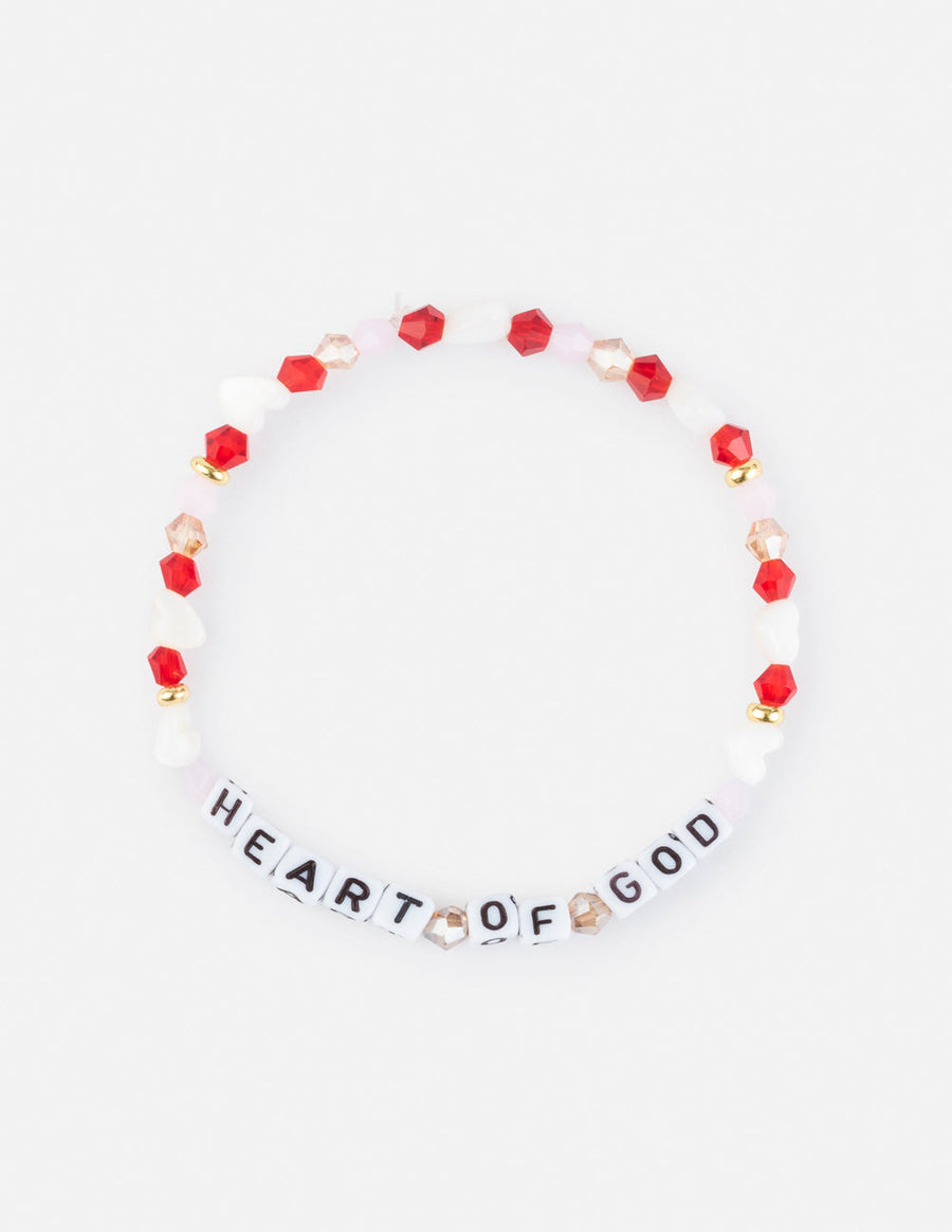 Heart of God Letter Bracelet
