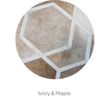HEXAGON – Modern Patterned Rug in Organic Hide 8