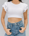 Ruffle Sleeve Halftee 5