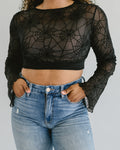 Mesh Spider Web Halftee 6