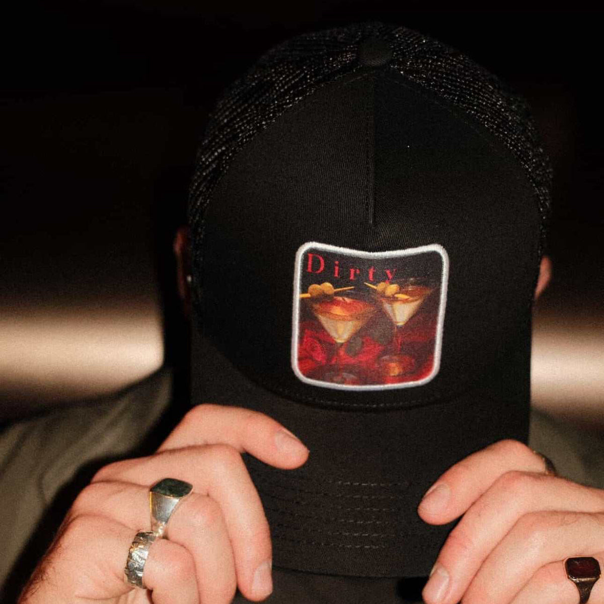 Dirty Martini Mesh-Back Trucker Hat