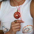Passion Fruit Cord Choker 2