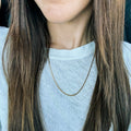 Dainty Box Chain Necklace (20") 5