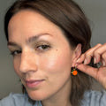 Clementine Huggie Hoop Charms 3