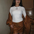 La Jolla Cord Choker in Silver 2