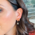 Spring 3D Huggie Hoop Earrings 5
