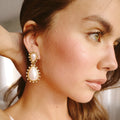 Copenhagen Earrings in Clear 2