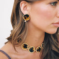 Oslo Earrings in Tortoise 2