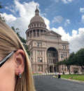 Texas 3D Huggie Hoop Earrings 4