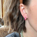 Color Chunky Huggie Hoop Earrings 3