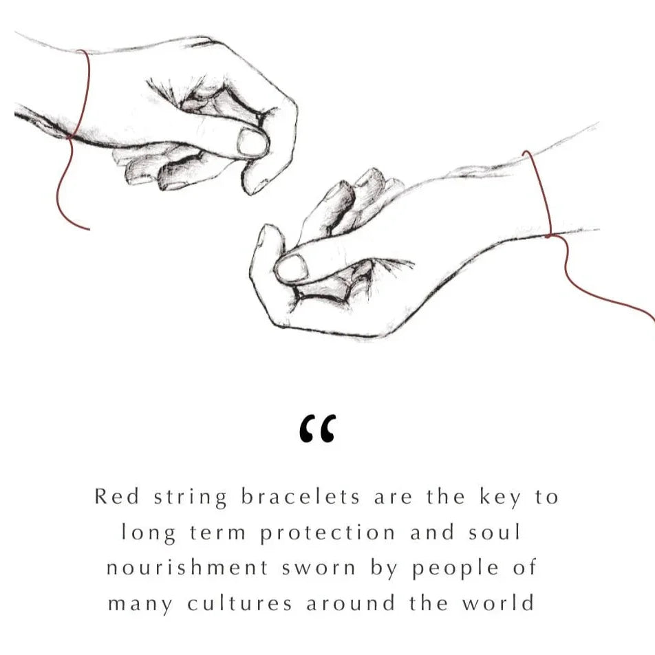 Positive Outcome Red String Evil Eye Charm Bracelet