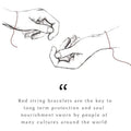 Balanced Outlook Red String Evil Eye Charm Bracelet 4