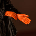 Isabella (orange) - Italian lambskin leather gloves with luxurious cashmere lining 9