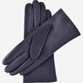 Isabella (navy) - Italian lambskin leather gloves with cashmere lining 3