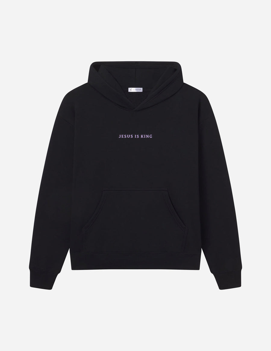 Jesus Is King Black Unisex Hoodie