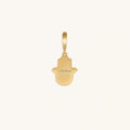 Effortless Manifestation Hamsa Mother of Pearl Engravable Charm 4