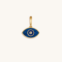 Enlightened Soul Lapis Lazuli Evil Eye Engravable Charm