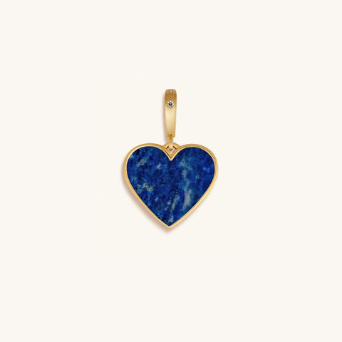 Love’s Wisdom Lapis Lazuli Heart Charm