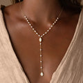 Fresh Ambition Moonstone Evil Eye & Hamsa Gold Necklace 2