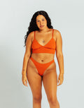 Longline Bralette - Hot Red 3