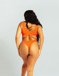 High Rise Thong - Hot Red 2