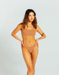 Scoop Bralette - Camel 7