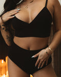 Longline Bralette - Black 1