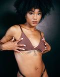 Triangle Bralette - Cocoa 1