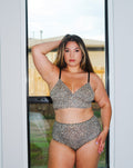 Longline Bralette - Leopard 1
