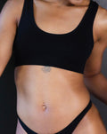 Scoop Bralette - Black 1