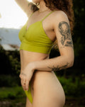Longline Bralette - Lime 1