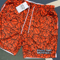 Basketball Pattern - Shorts - Orange 2