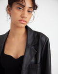 Deadstock Leather Blazer 4