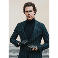 Leonardo (black) - Italian driving gloves made of American deerskin leather 2