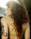 Triangle Bralette - Lime 3