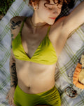 Triangle Bralette - Lime 9