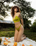 Longline Bralette - Lime 5