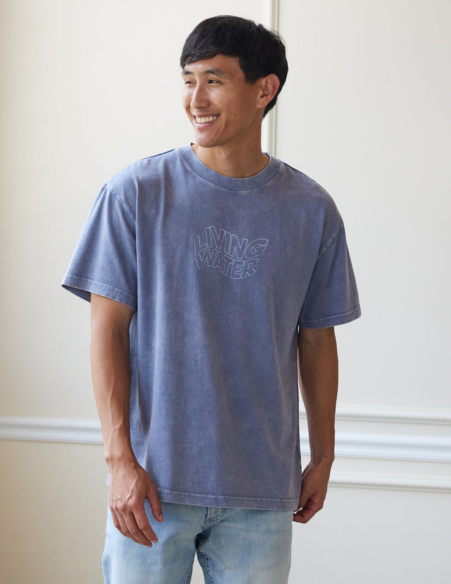 Living Water Blue Unisex Tee