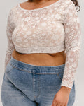 Full Lace Long-Sleeved Halftee 2